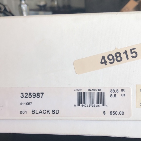 Celine Black Platform chunky heal blk suede - Picture 7 of 7